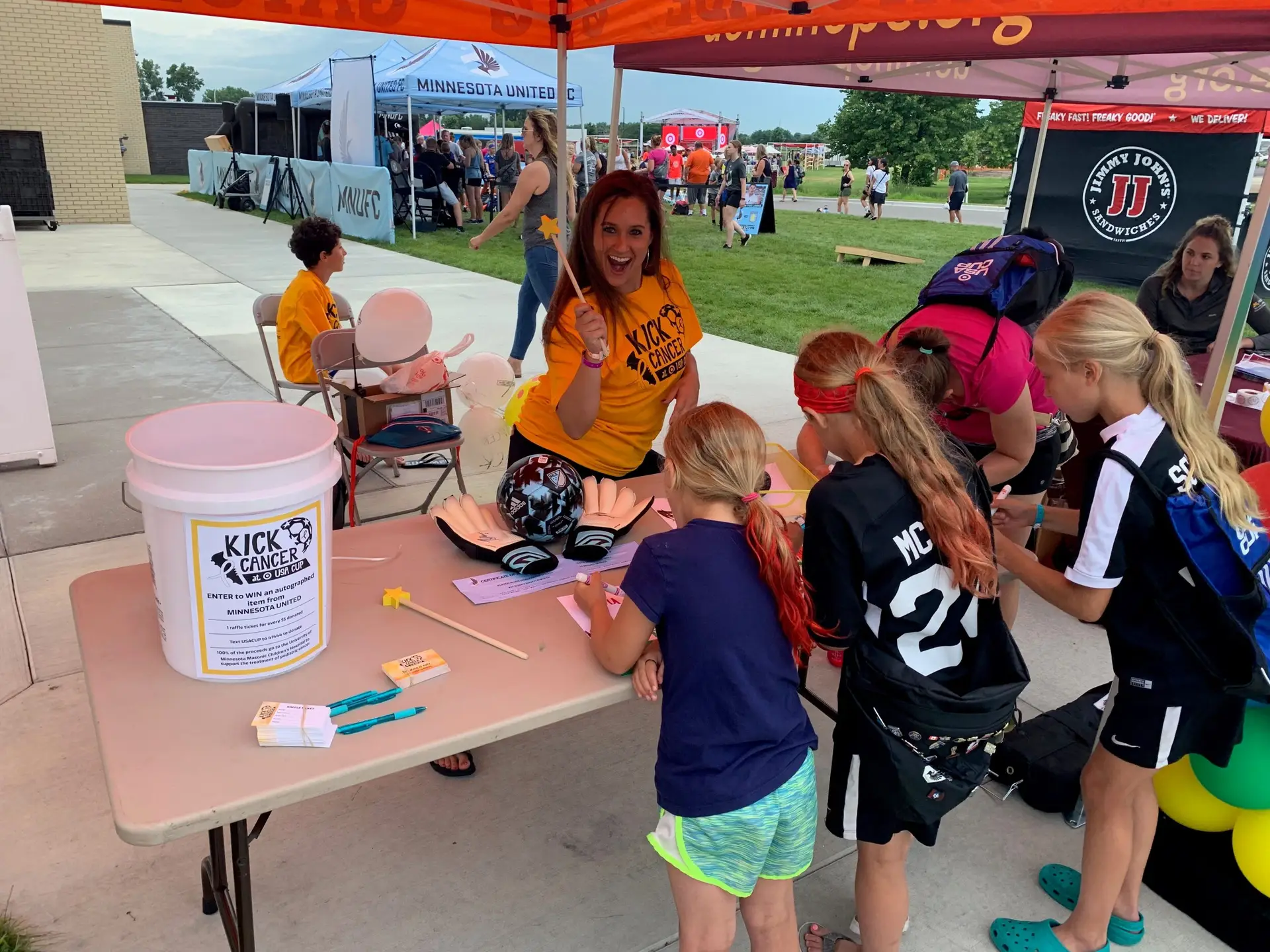 Kick Cancer day at Target USA CUP raised over $2,600 to fight pediatric ...