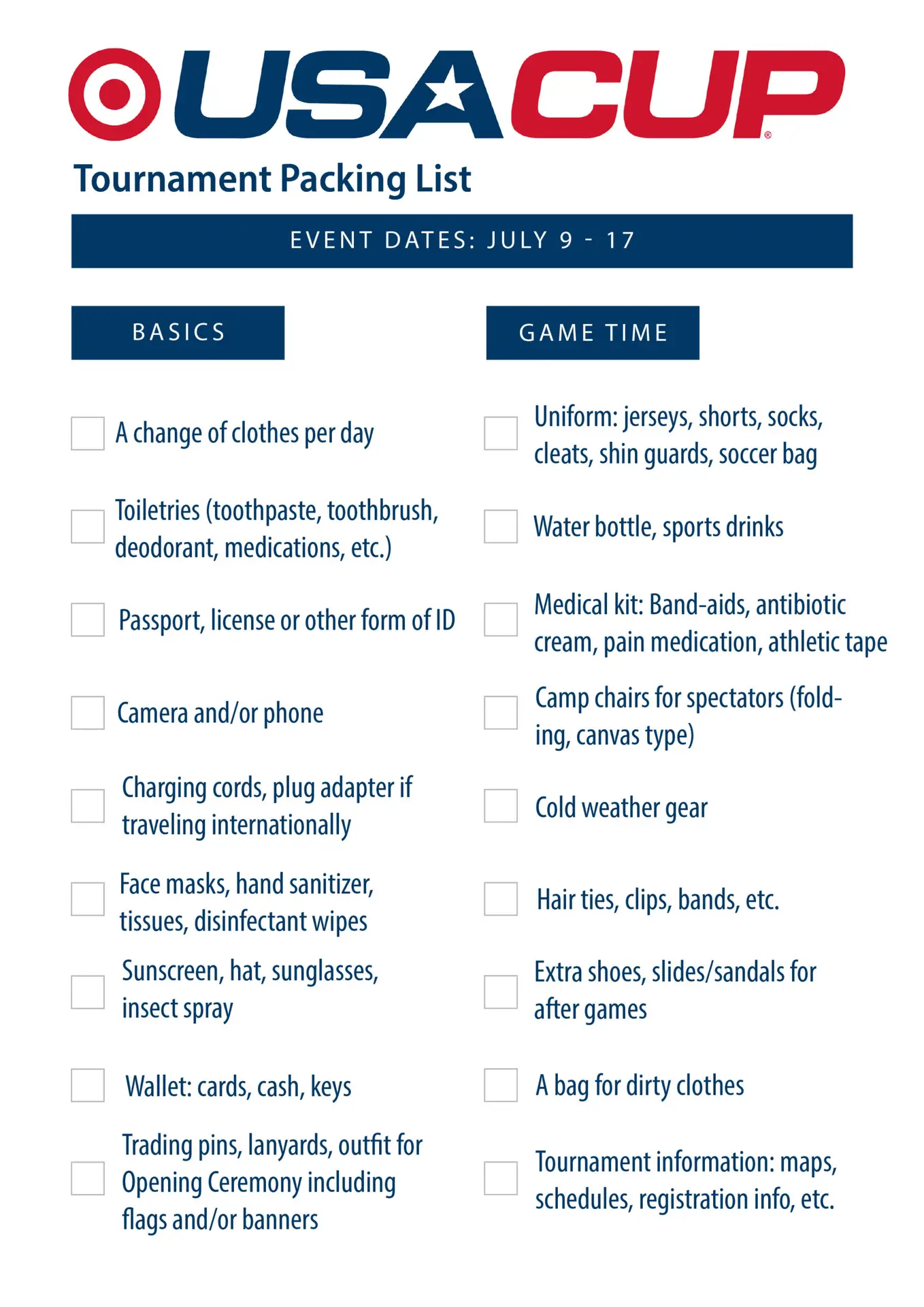 USA-CUP-packing-list